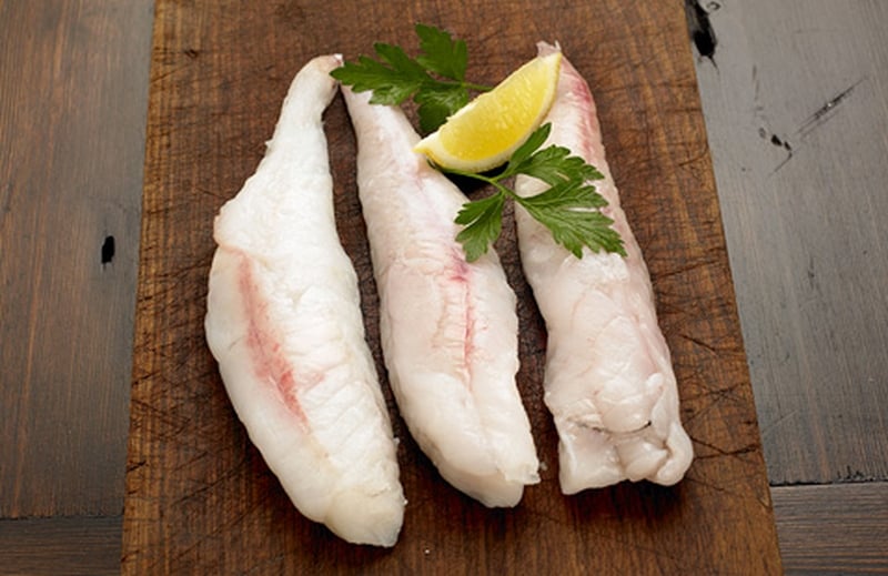 Braised Monkfish with Scallions, Peas, Sprouting B