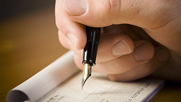 The use of cheques is down 45% on 2016, new BPFI figures show