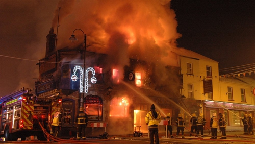 Athlone - Pub badly damaged in fire (Pic: Joe Relihan)