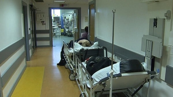 The INMO said there could be more than 600 patients waiting on trolleys by next week