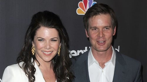 Lauren Graham - here with Parenthood co-star Peter Krause - will have her debut novel adapted for TV