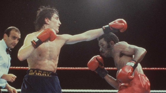 Barry McGuigan and Eusebio Pedroza