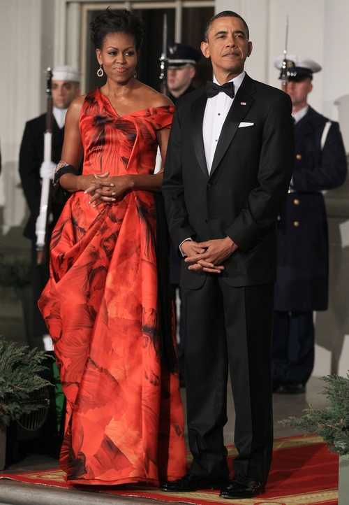 Michelle obama 2024 evening gowns