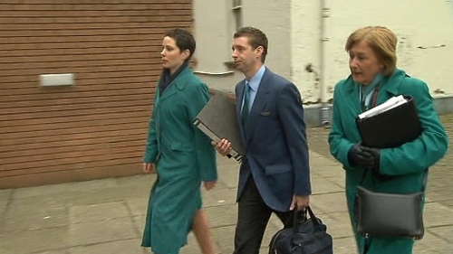 Aer Lingus - Staff arrive at LRC for talks