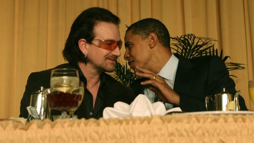 Bono pictured with Obama in 2011