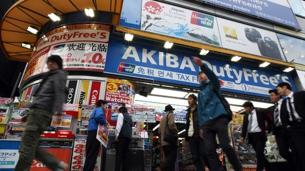 Bank of Japan assesses the impact of a sales tax rise introduced at the start of the month