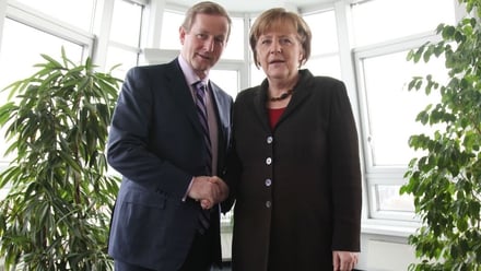Enda Kenny meets Angela Merkel earlier this month