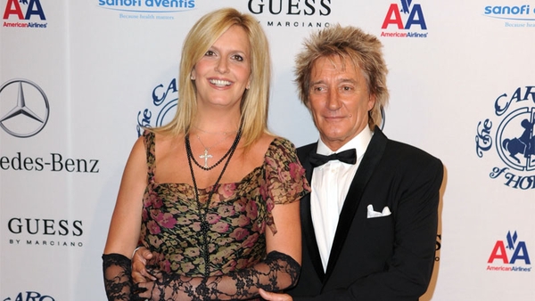 Penny Lancaster and Rod Stewart
