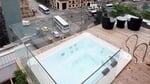The rooftop hot-tub 
