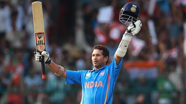 Sachin Tendulkar hit 120 for India as they looked set for victory against England