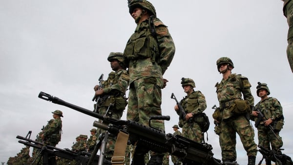 Colombia - Army deployed in the Vichada province