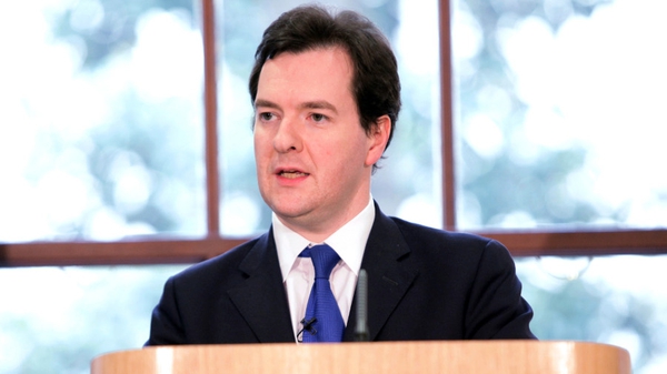 Good news for British finance minister George Osborne ahead of UK elections