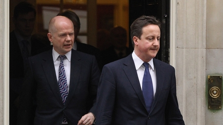 William Hague and David Cameron
