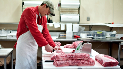The value of beef exports was 15% higher in the first six months of the year