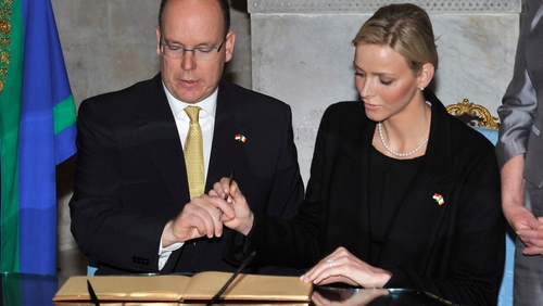 Prince Albert &amp; Charlene Wittstock - In Dublin