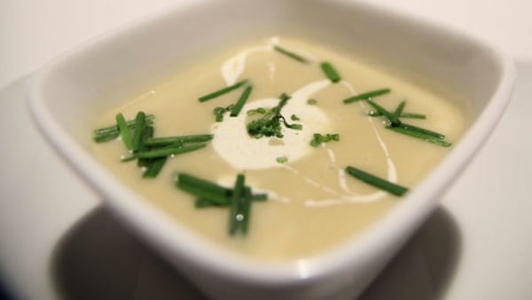 Celeriac Soup with Curry Crème Fraiche: Marty Morrissey