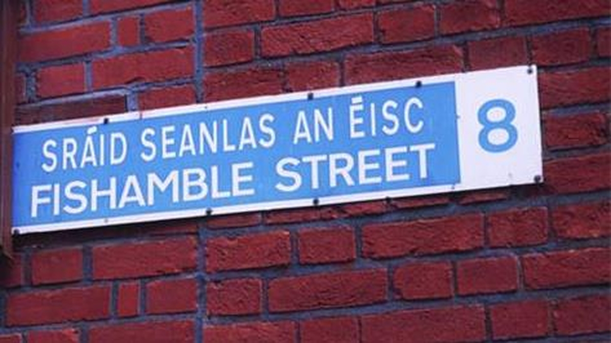 Fishamble Street Then and Now Fishamble Street Then and Now