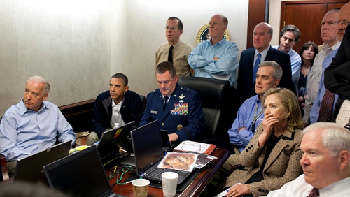 US - President Obama watched the operation
