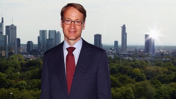Bundesbank chief Jens Weidmann says the German economy stands on a 'relatively firm' footing