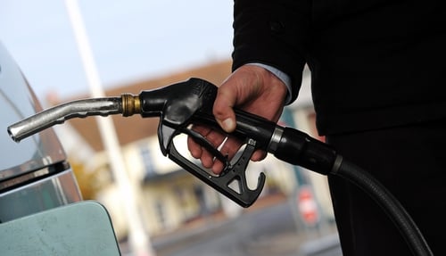 The average cost of a litre of fuel has dropped by 2.5% in the last 12 months