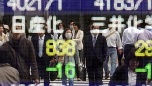 Japan's economy contracted by 0.2% quarter-on-quarter in the three months from January to March