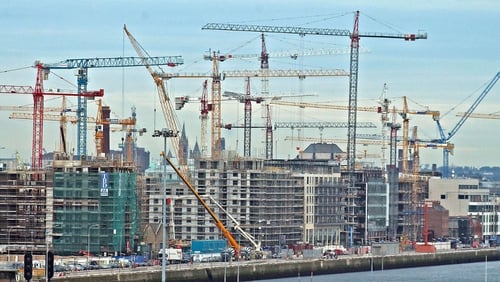 Dublin - Cranes were a popular sight in the capital's skyline during the building boom