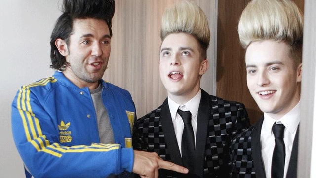 Russian TV host gets a Jedward