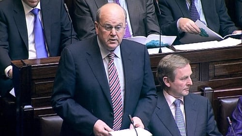 Michael Noonan - Announced measures in Dáil today