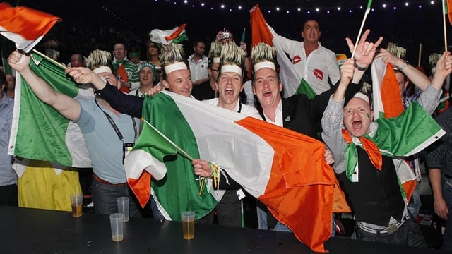 The fans show their delight  