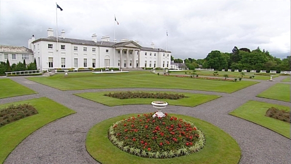 Áras an Uachtaráin - Election is due to be discussed at a Cabinet meeting