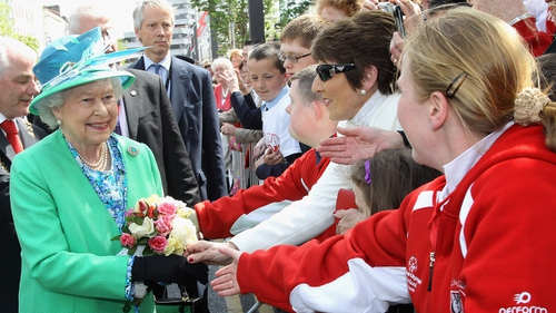 Queen Elizabeth II - Surprise walkabout in Cork city