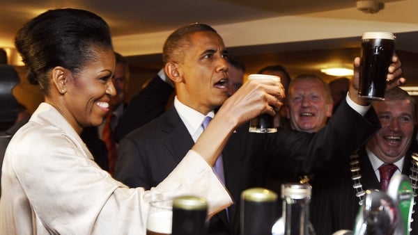 Barack Obama and his wife Michelle visited Moneygall five years ago
