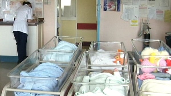 The figures show a fall in the number of babies born in the first quarter of 2013