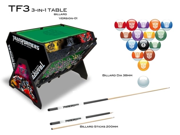 Transformers 3-in-1 Gaming Table