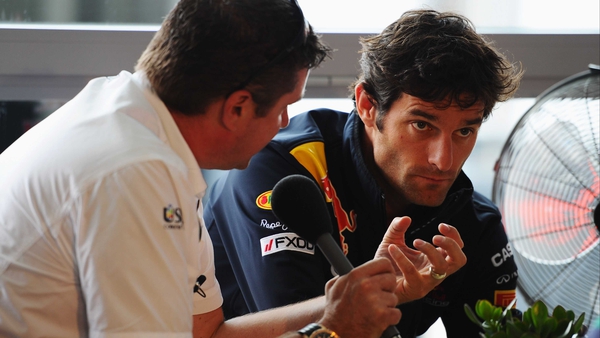 Mark Webber is in a satisfactory condition