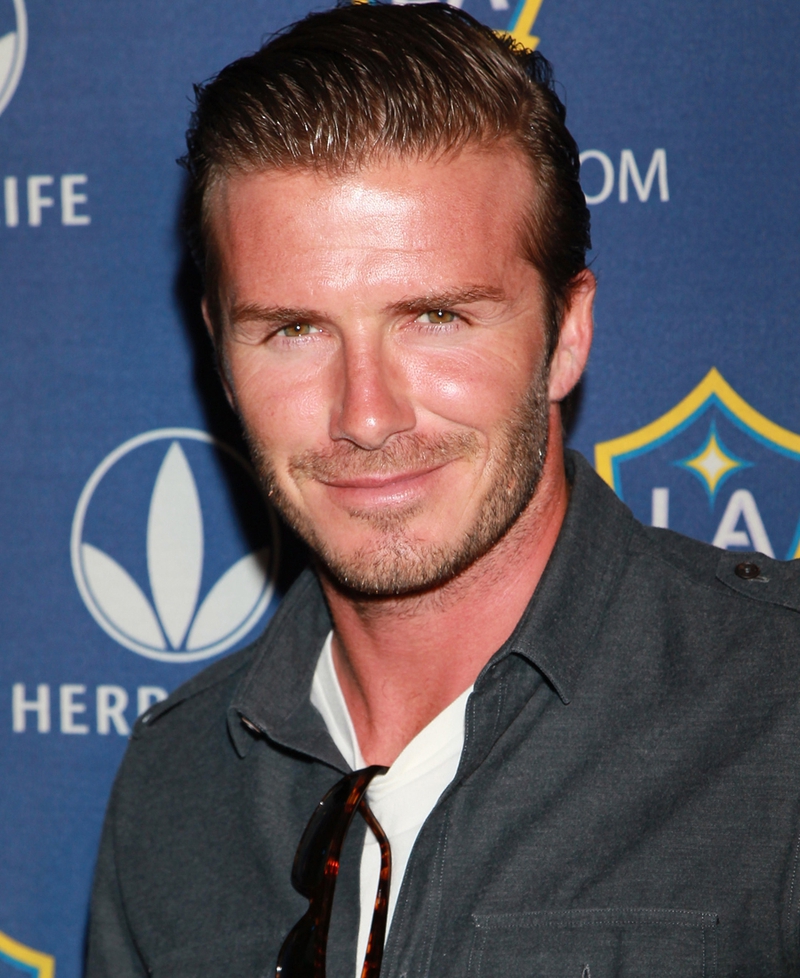 Who is David Beckham's fashion mentor?