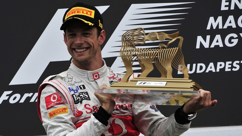 Jenson Button at the 2011 Hungarian Grand Prix