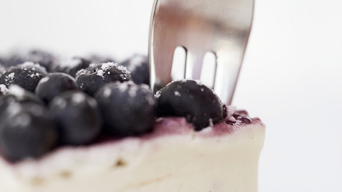 Donal Skehan's Blueberry and White Chocolate Cheesecake