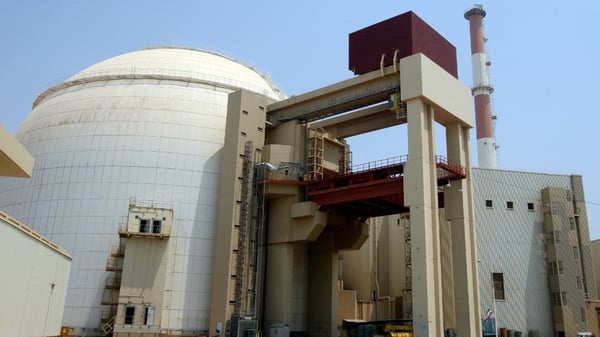 Reactor building at the Russian-built Bushehr nuclear power plant in southern Iran