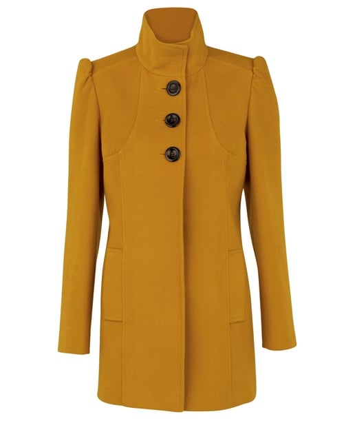 Mustard 2025 coat tesco