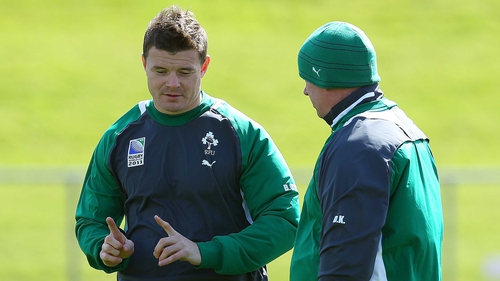 Brian O'Driscoll and Declan Kidney