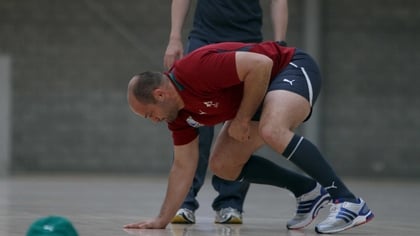 Rory Best at training on Tuesday