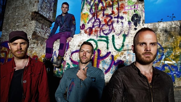 Coldplay pictured in 2011