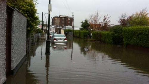 The Dublin floods resulted from 'monster rain', according to city council officials