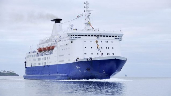 MV Julia leaves Cork for the Netherlands