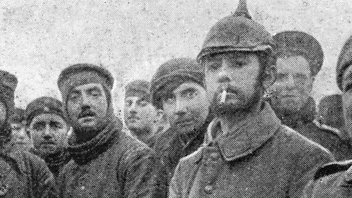 British and German troops made a Christmas Truce in the trenches of the Western Front