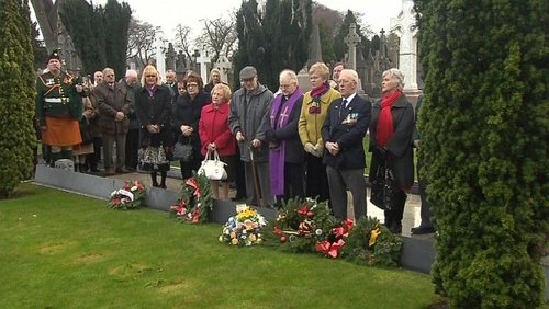 A ceremony was held in Glasnevin Cemetery, Dublin