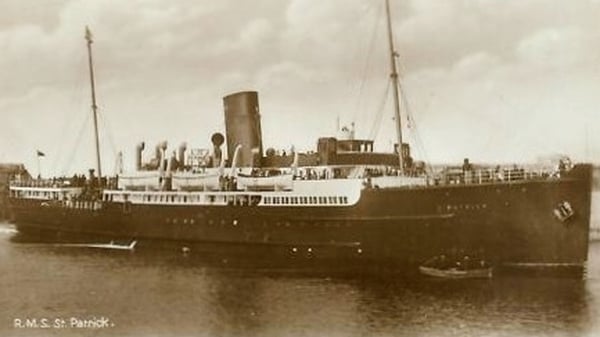 Rosslare to Fishguard passenger ferry The Saint Patrick was sunk in 1941