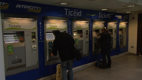 Iarnród Éireann monthly and annual tickets will increase by 2.53% to 9.93%