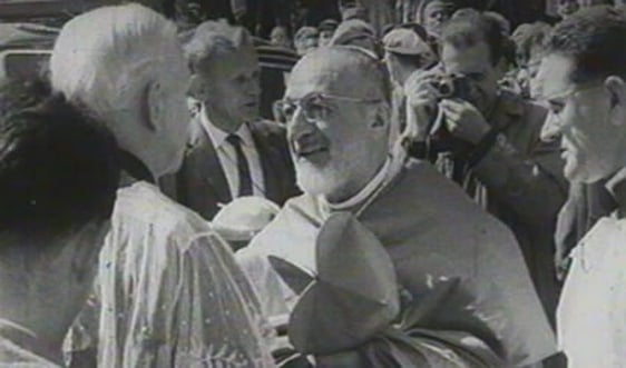 Cardinal Agagianian at a Patrician Year Celebrations in Ringsend Dublin 1961